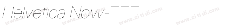 Helvetica Now字体转换
